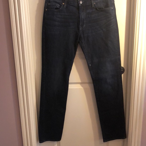 7 For all Mankind Men’s Slimmy Jeans- dark wash 36” waist - Picture 5 of 8